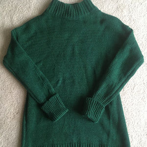 Green Tunic Sweater